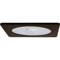 Elco Lighting 4 Square Shower Trim with Frosted Pinhole Lens" EL2415N